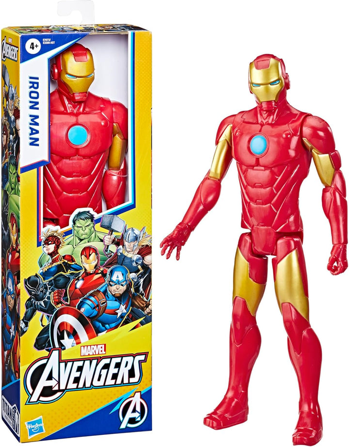 Marvel Avengers Titan Hero Series Iron Man 12” Action Figure - Poseable Superhero Toy for Kids Ages 4+