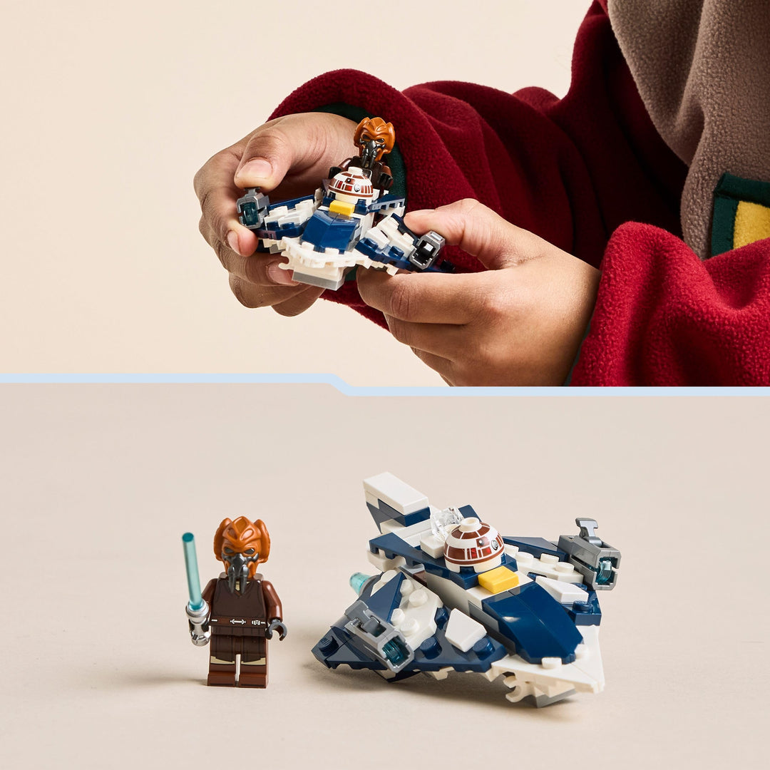 LEGO Star Wars Plo Koon's Jedi Starfighter Microfighter - Building Set for Kids 6+