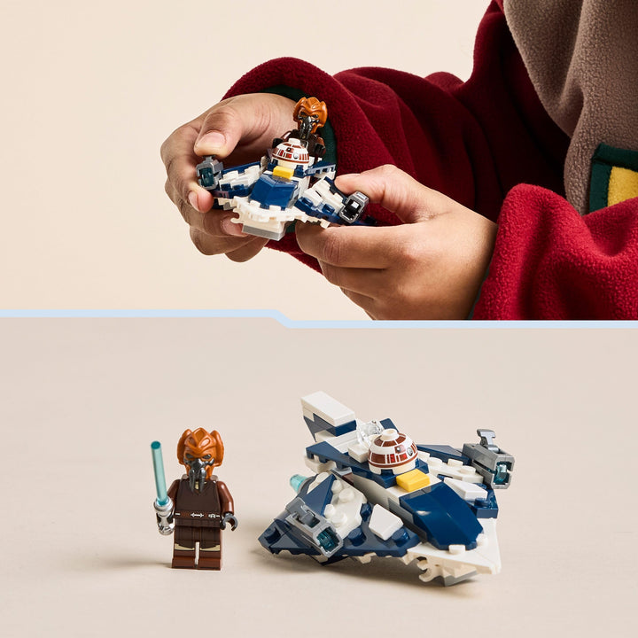 LEGO Star Wars Plo Koon's Jedi Starfighter Microfighter - Building Set for Kids 6+