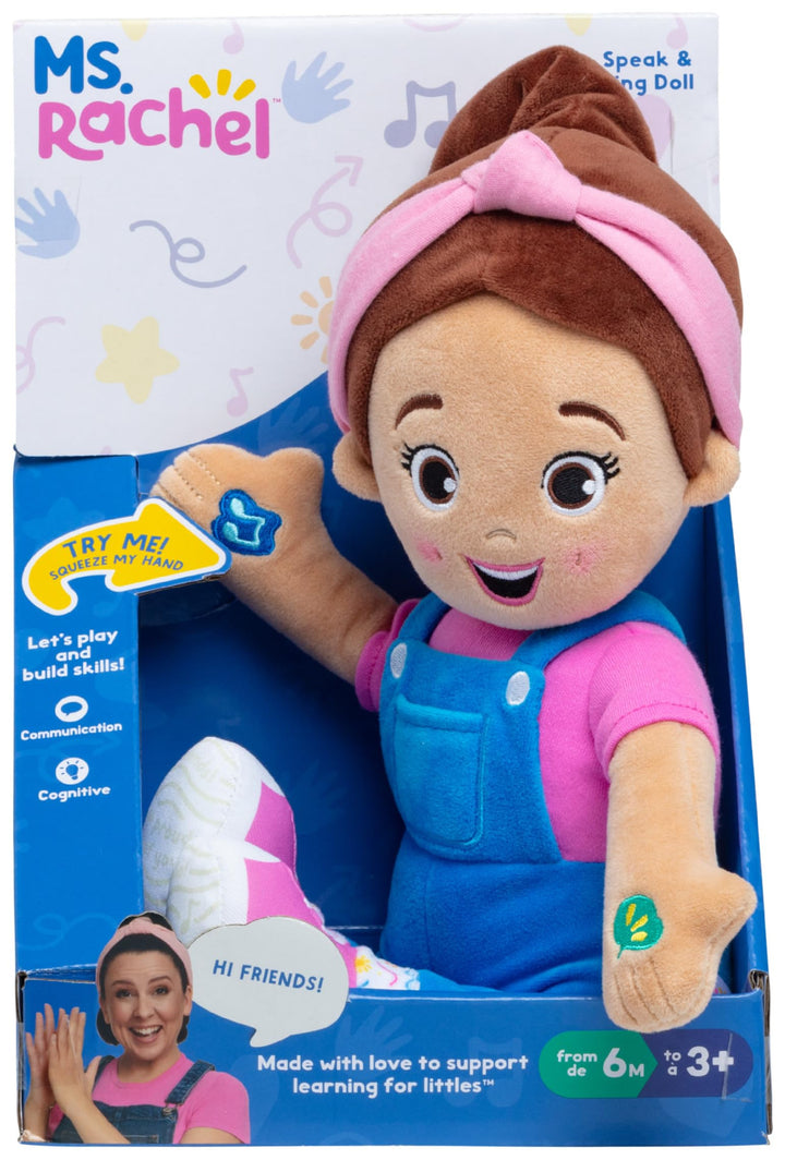 Ms. Rachel Speak & Sing Doll - Interactive Musical Toy for Toddlers 12M+