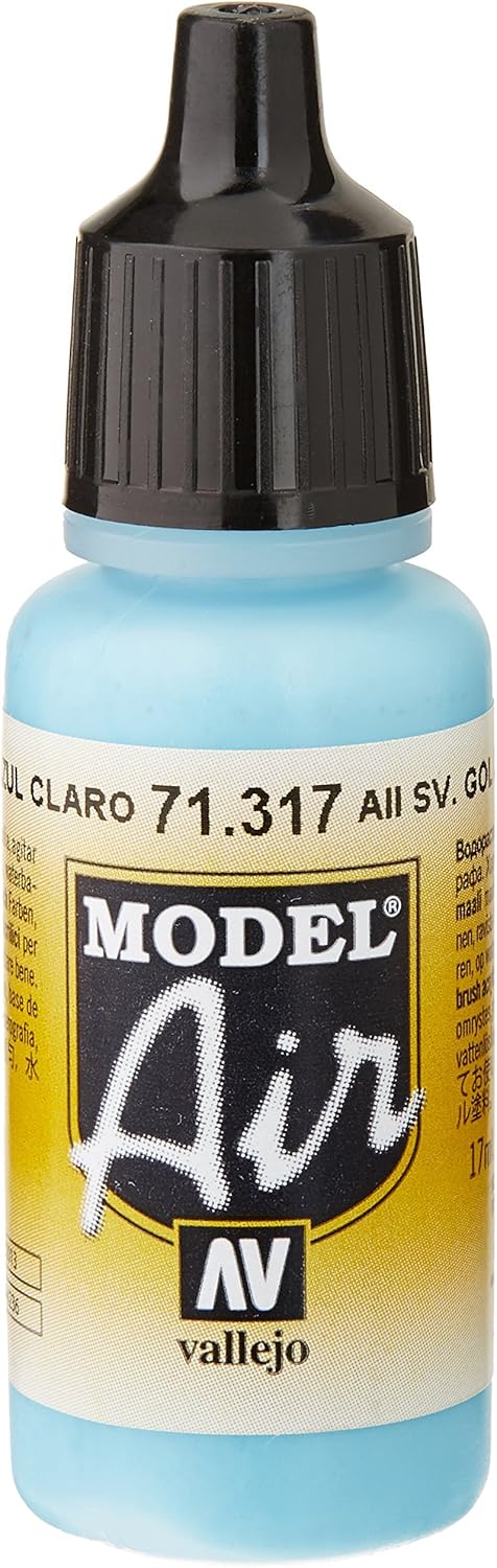 Vallejo Model Air AII SV Gol Light Blue Acrylic Paint (17ml)