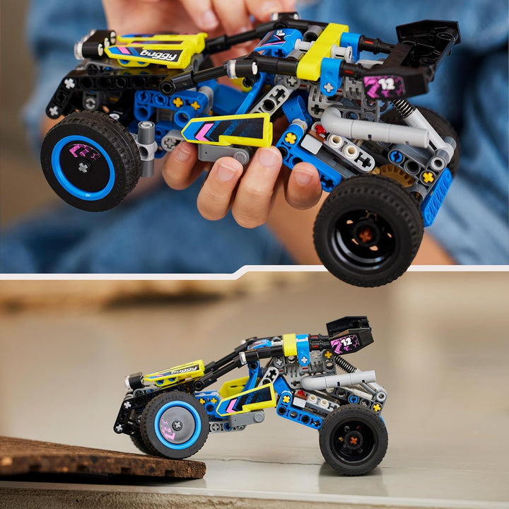 LEGO Technic Off-Road Race Buggy 42164 - 4-Cylinder Engine & Steering Toy for Ages 8+