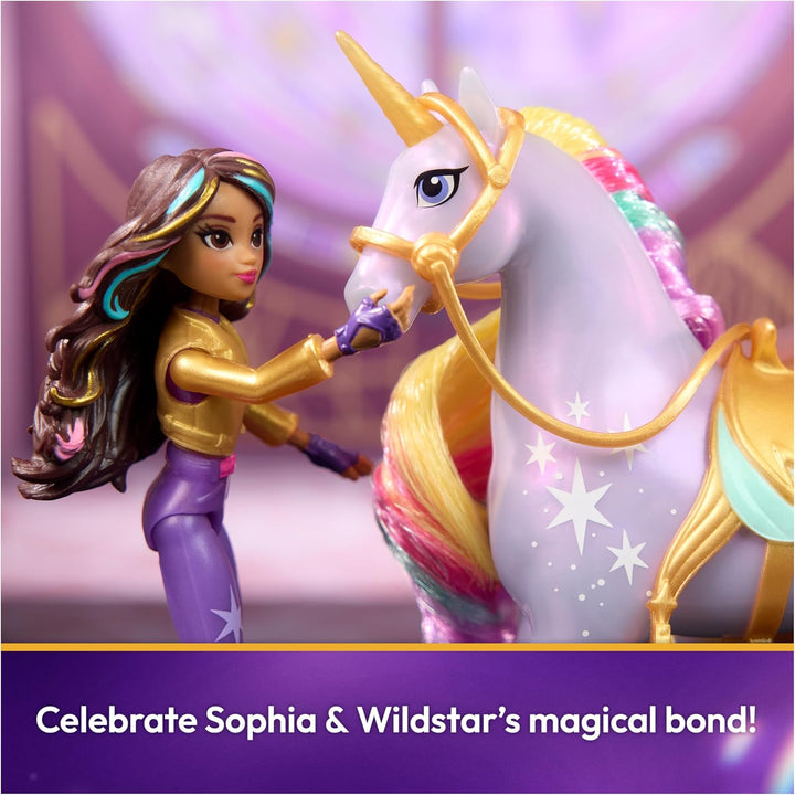 Unicorn Academy Sophia & Wildstar Set - Posable Doll and Unicorn Playset for Ages 4+