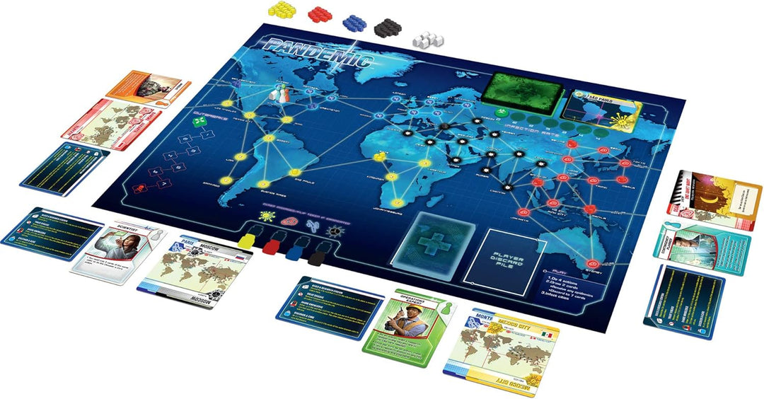 Z-Man Games |Pandemic Board Game | Ages 8+ | For 2 to 4 Players | Average Playtime 45 Minutes
