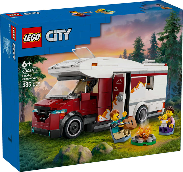 LEGO City Holiday Adventure Camper Van Toy - Building Set for 6+ Year Olds