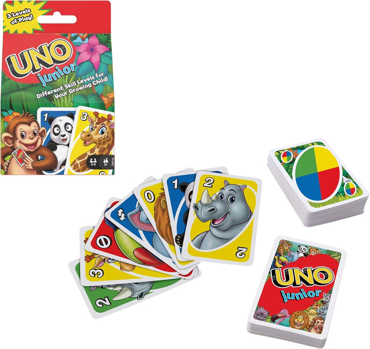 Mattel Games UNO Junior Card Game for Kids 3 Years & Up - GKF04