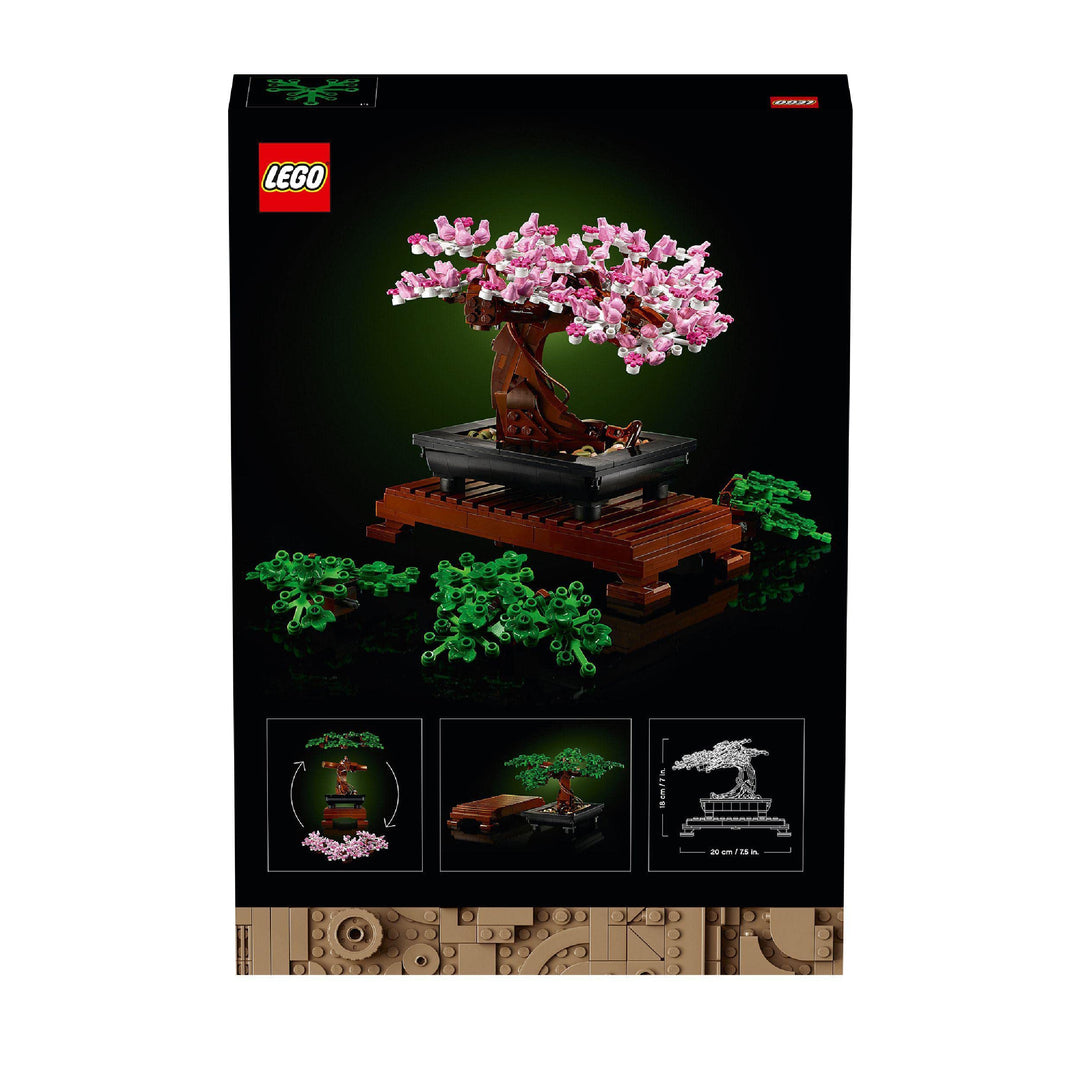 LEGO 10281 Icons Bonsai Tree Set for Adults - Building Set with Cherry Blossom & Green Leaves