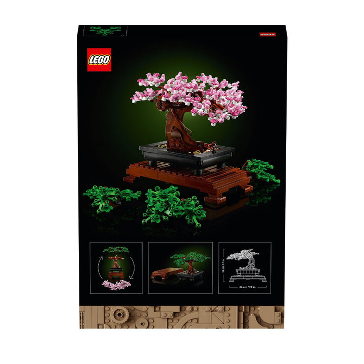 LEGO 10281 Icons Bonsai Tree Set for Adults - Building Set with Cherry Blossom & Green Leaves