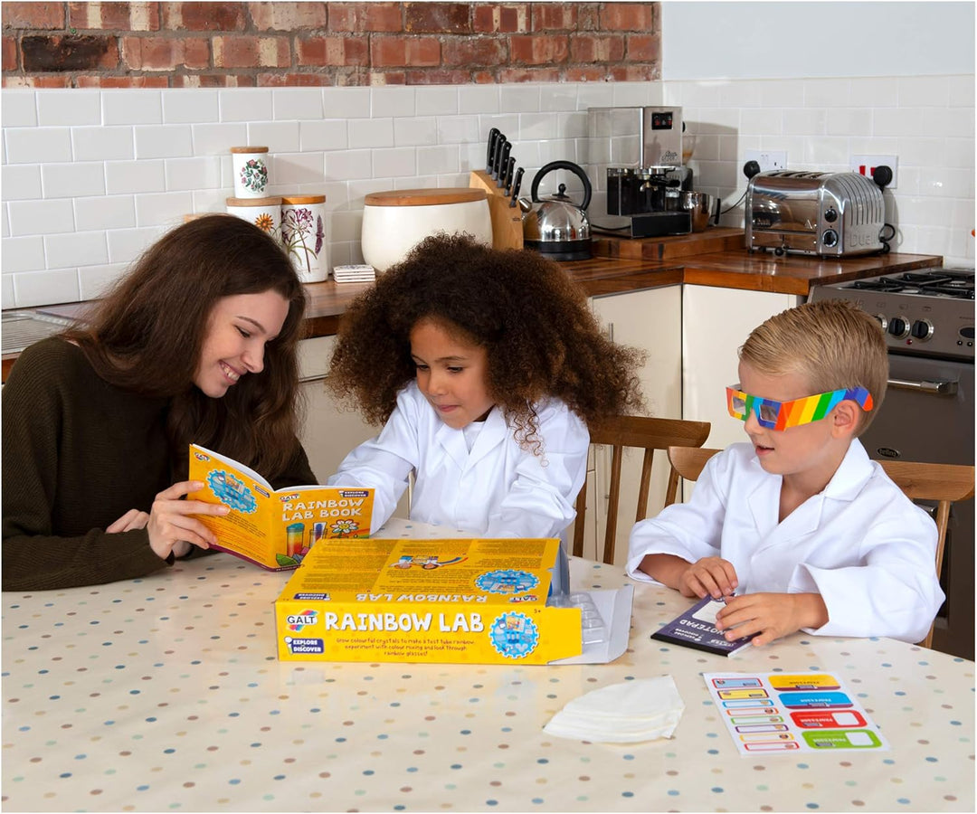 Galt Toys Rainbow Lab Science Kit - STEM Experiments for Kids Ages 5-10
