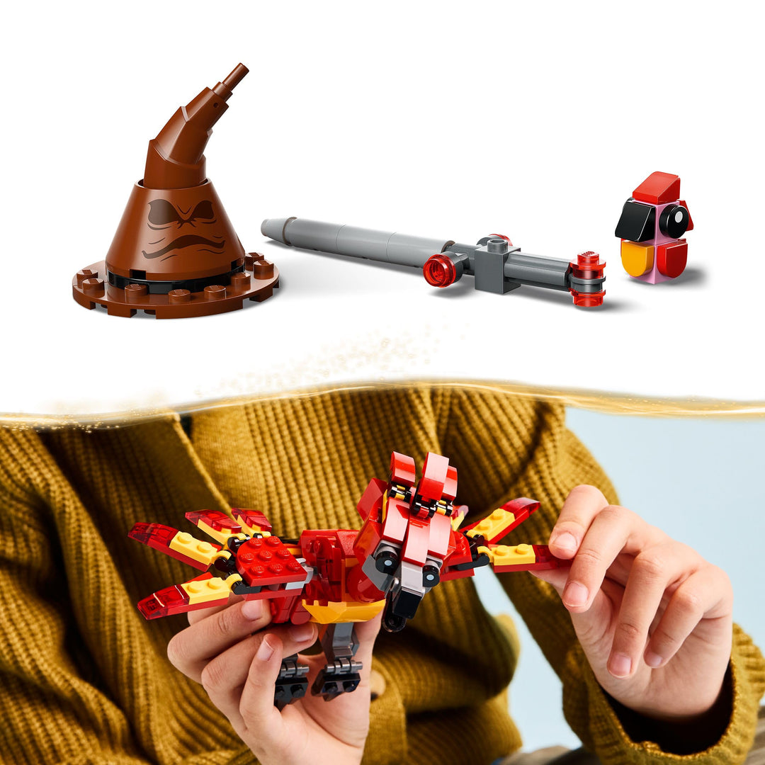LEGO Harry Potter 76448 Fawkes: Dumbledore’s Phoenix Buildable Figure - 299-Piece Play & Display Set for Ages 8+