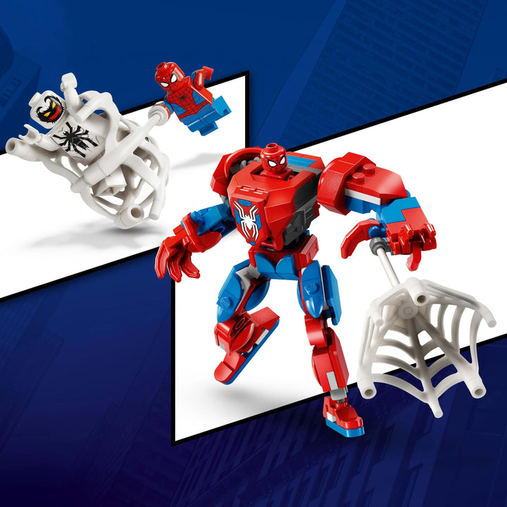 LEGO Marvel Spider-Man Mech vs. Anti-Venom - Buildable Super Hero Playset for Kids 6+