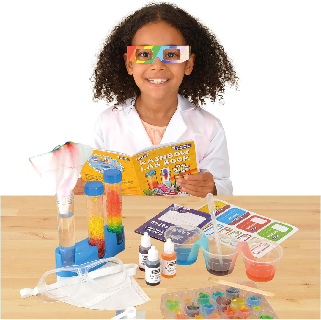 Galt Toys Rainbow Lab Science Kit - STEM Experiments for Kids Ages 5-10