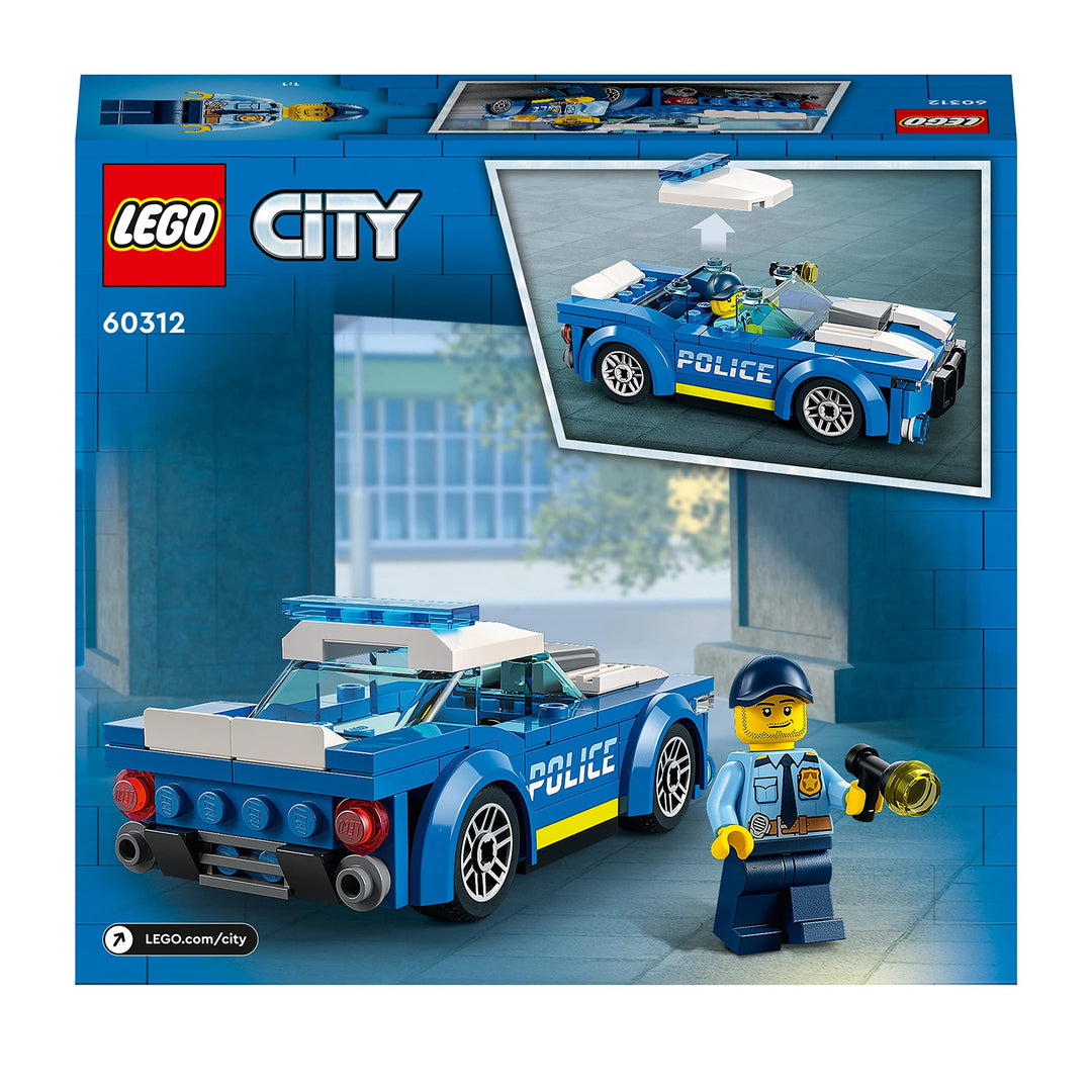 LEGO City Police Car 60312 Building Set with Officer Minifigure - Ages 5+