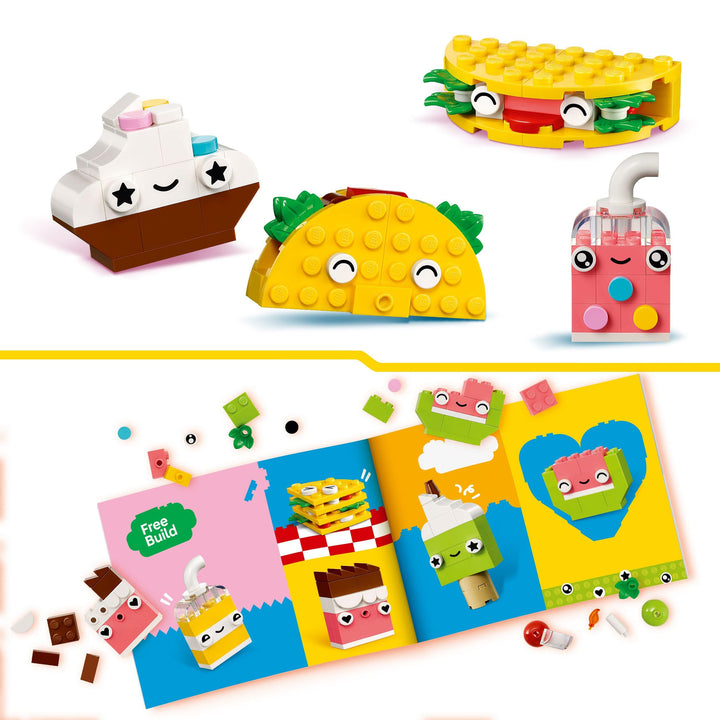 LEGO Classic Creative Food Friends Playset - Building Toy for 4+ Year Olds