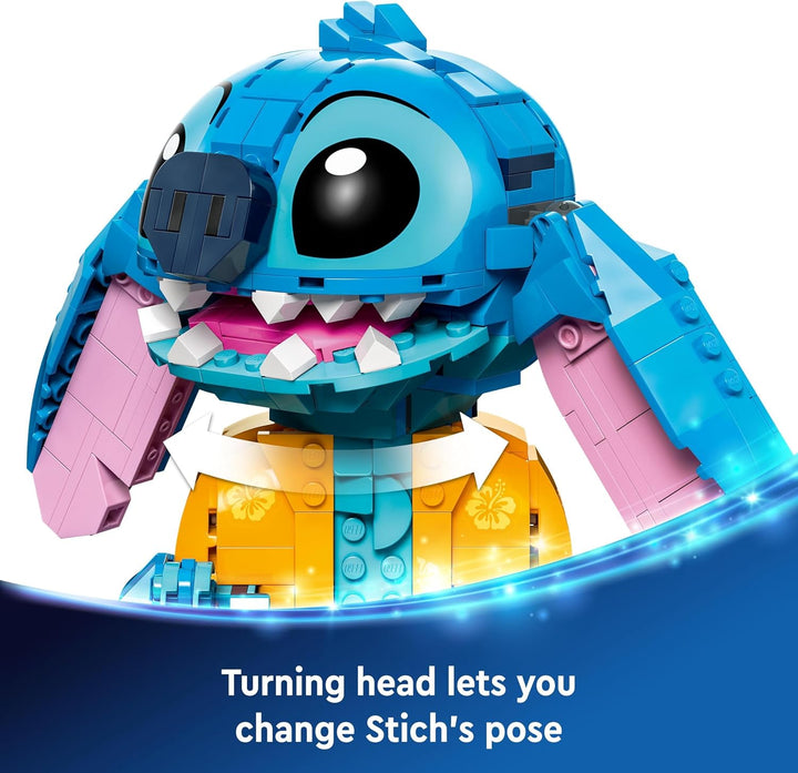 LEGO Disney Stitch Building Toy Set - 730-Piece Playset for Kids 9+