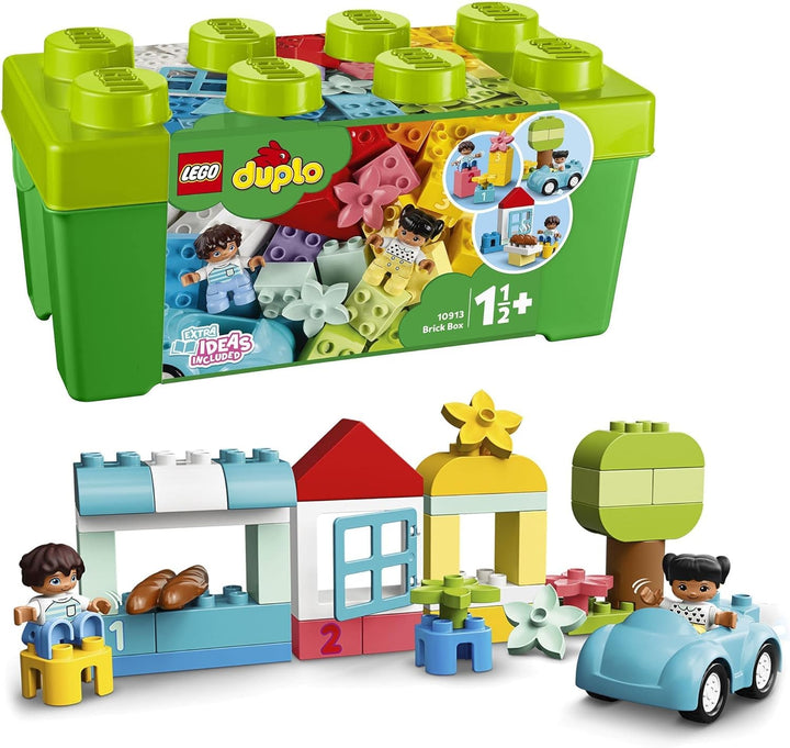 LEGO DUPLO Classic Brick Box 10913 - Building Set with Storage for Toddlers 18 Months+
