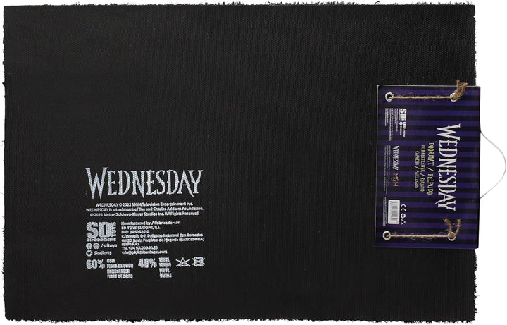 SD TOYS Wednesday Nevermore Academy Doormat - Coconut Fiber and PVC (SDTMGM25969)