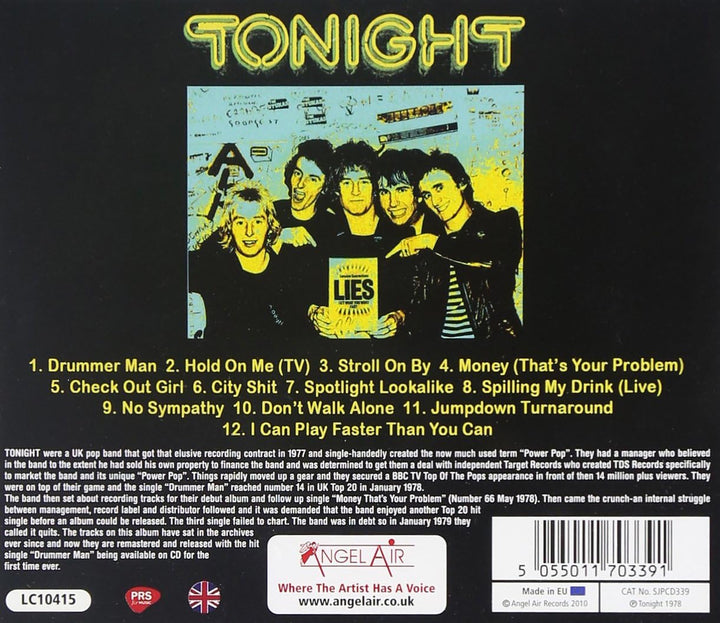 Tonight - Drummer Man [Audio CD]