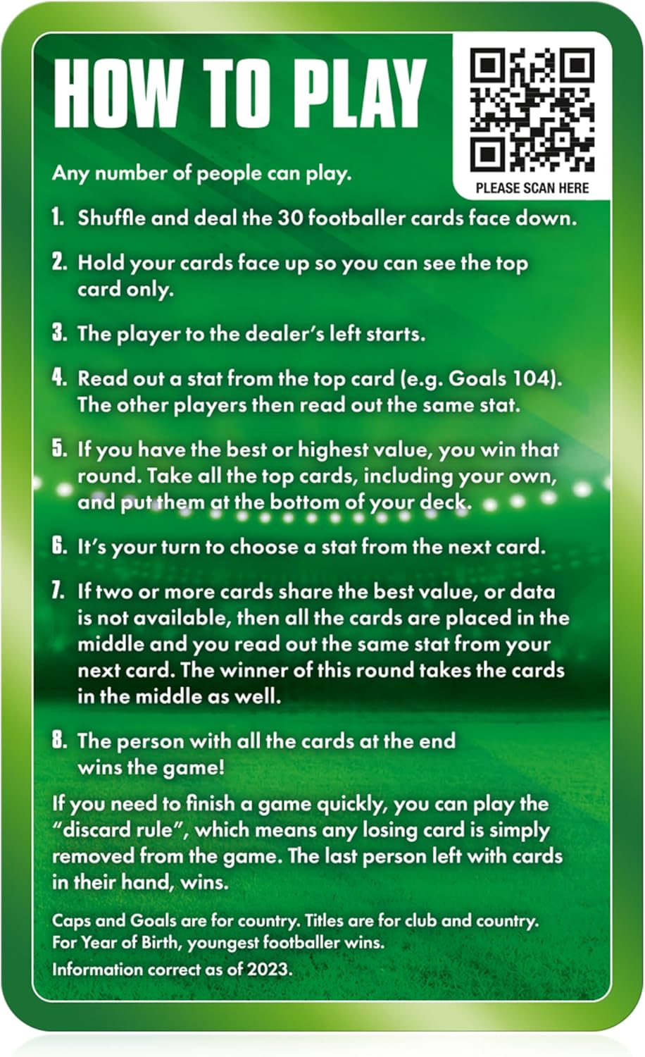 Top Trumps World Football Stars Specials Card Game - Play with Lionel Messi