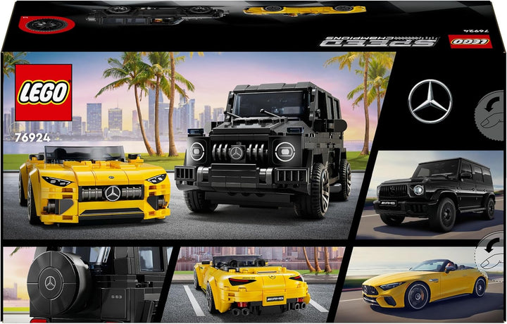 LEGO Speed Champions Mercedes-AMG G 63 & SL 63 76924 - Buildable Car Playset for Ages 10+