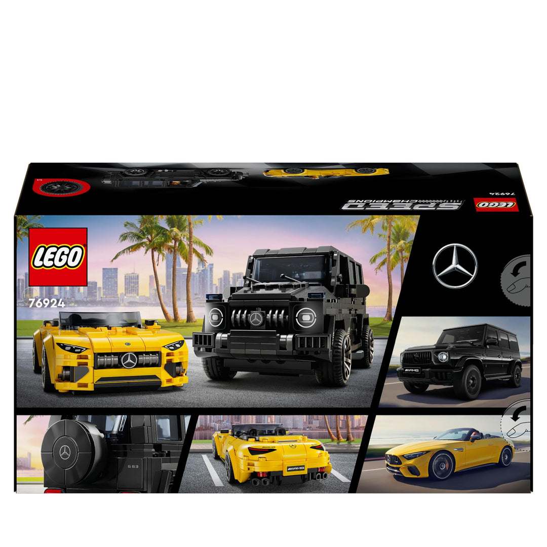 LEGO Speed Champions Mercedes-AMG G 63 & SL 63 76924 - Buildable Car Playset for Ages 10+