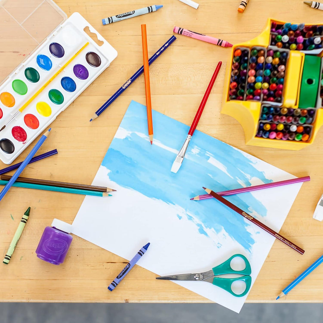 Crayola Washable Kids Paint Set - 6 Non-Toxic Colors for Ages 3+