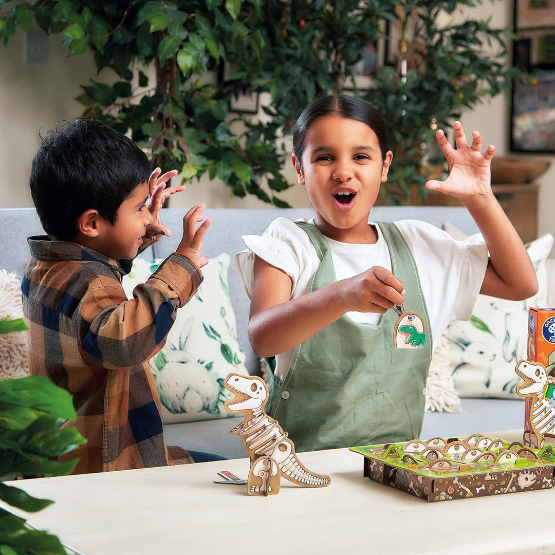 Orchard Toys Dinosaur Dig Game - 3D Memory Board Game for Kids