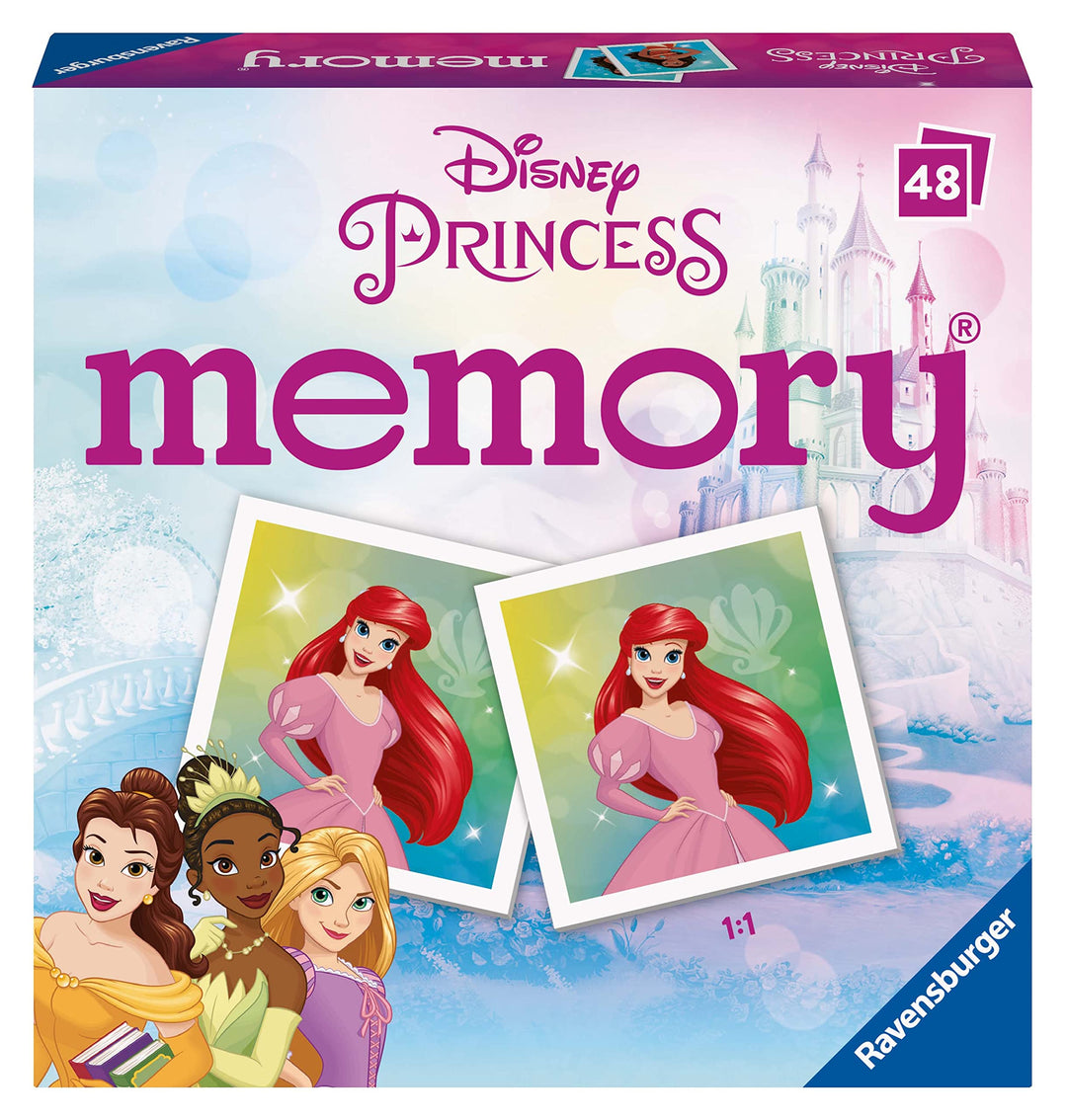 Ravensburger Disney Princess Mini Memory Game - Matching Card Game for Kids