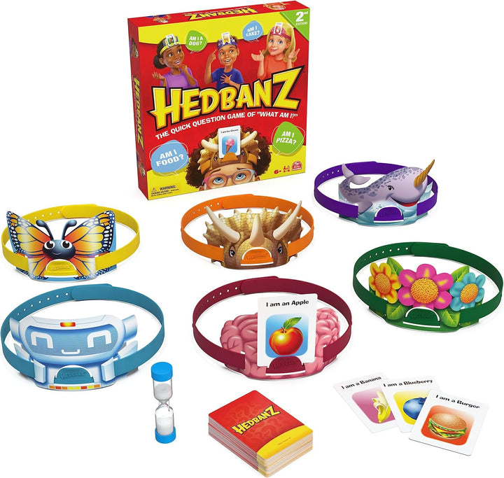 Spin Master Hedbanz 2nd Edition Picture Guessing Board Game
