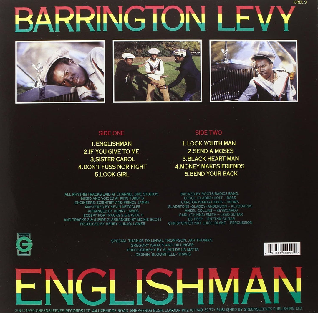 Englishman by Greensleeves - Limited Edition Vinyl LP, Dancehall & International Music