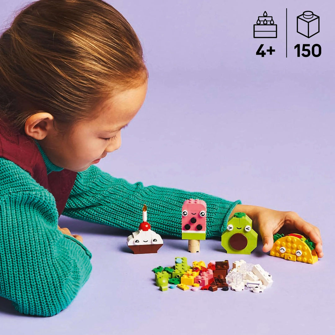 LEGO Classic Creative Food Friends Playset - Building Toy for 4+ Year Olds