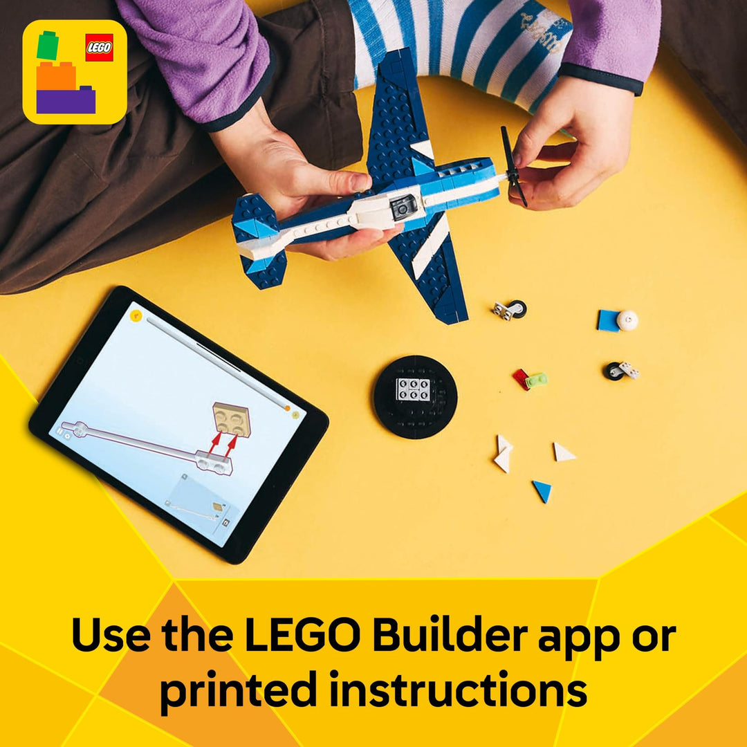 LEGO Creator 3in1 Aircraft: Race Plane Toy - Builds into Jet or Helicopter