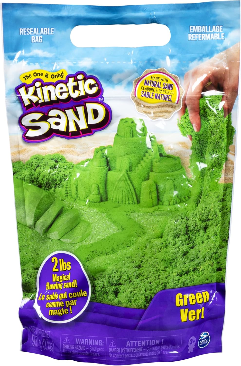 Kinetic Sand 0.9 kg Colour Pack - Mix, Mould & Create Sensory Play for Kids 3+