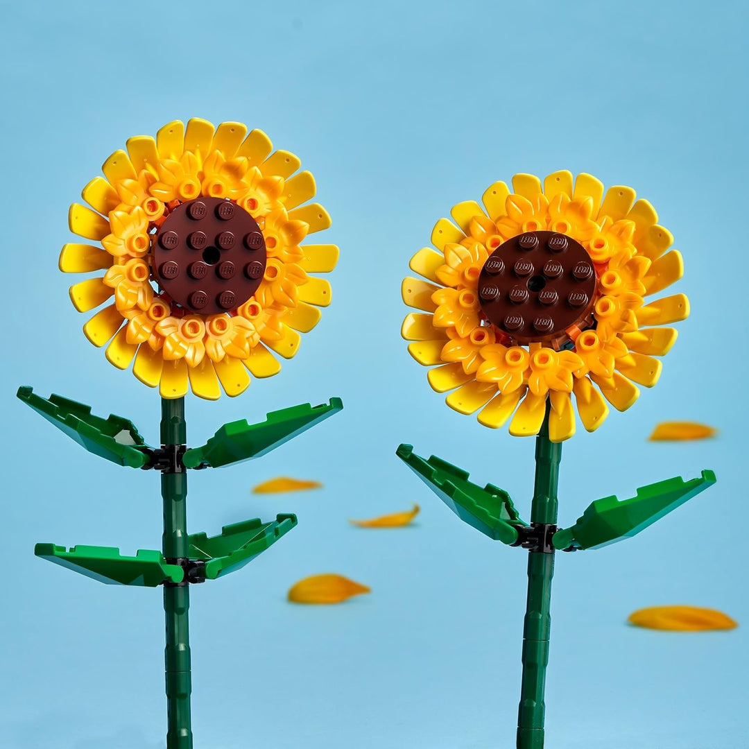 LEGO Creator Sunflowers Building Kit - Artificial Flower Display Set for Kids 8+