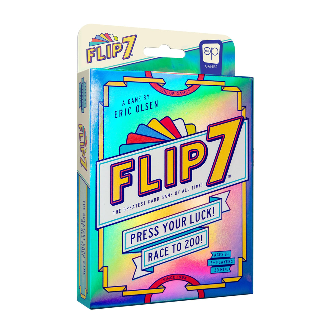 USAopoly Flip 7 Party Card Game for 3+ Players, Ages 8+, 20-Minute Play Time