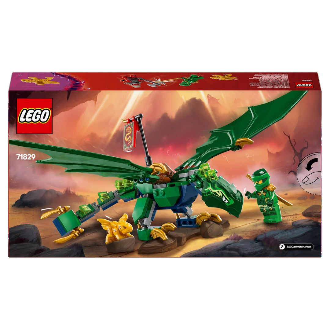 LEGO NINJAGO Lloyd’s Green Forest Dragon - Building Playset with 2 Minifigures for Ages 6+