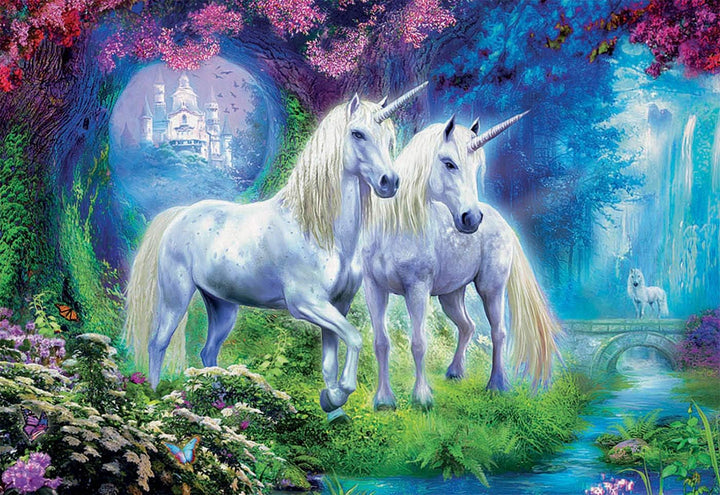 Educa Borras Unicorns in the Forest 500-Piece Jigsaw Puzzle (17648)