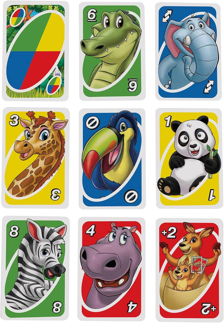 Mattel Games UNO Junior Card Game for Kids 3 Years & Up - GKF04