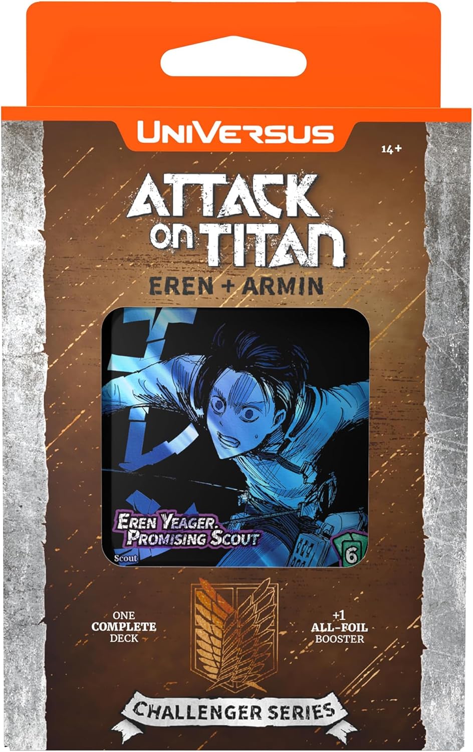 Universus Attack on Titan: Battle for Humanity Challenger Series Deck - Eren & Armin (UVSAOT01-CSD)