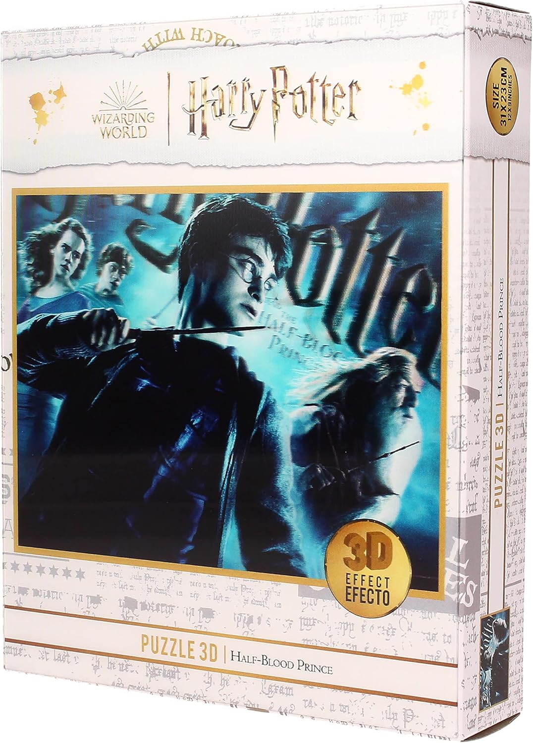 Harry Potter 3D Lenticular Half-Blood Prince Jigsaw Puzzle - 100 Pieces for Ages 3+