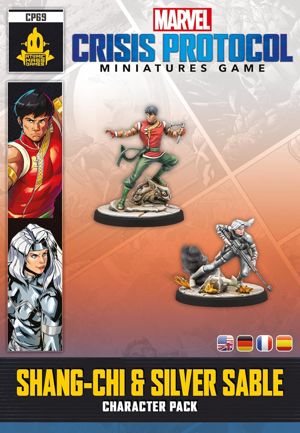 Atomic Mass Games Shang-Chi & Silver Sable Character Pack for Marvel: Crisis Protocol (FFGCP69)