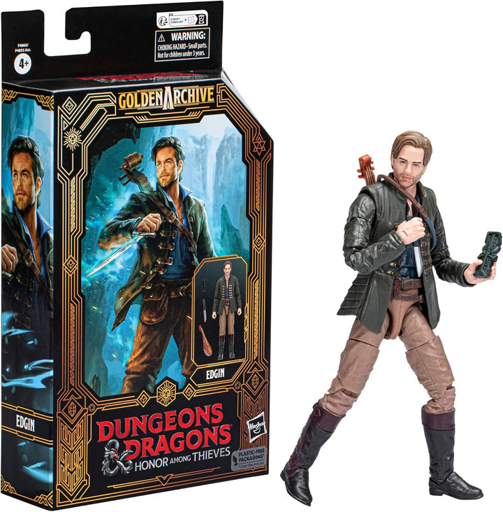 Dungeons & Dragons Golden Archive Edgin Action Figure - 6-Inch Collectible Movie-Inspired Figure