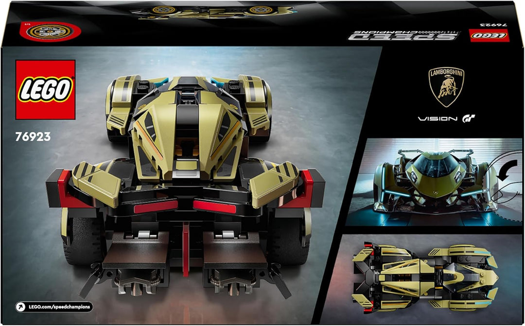LEGO Speed Champions Lamborghini Lambo V12 Vision GT Super Car 76923 - Building Set for Ages 10+