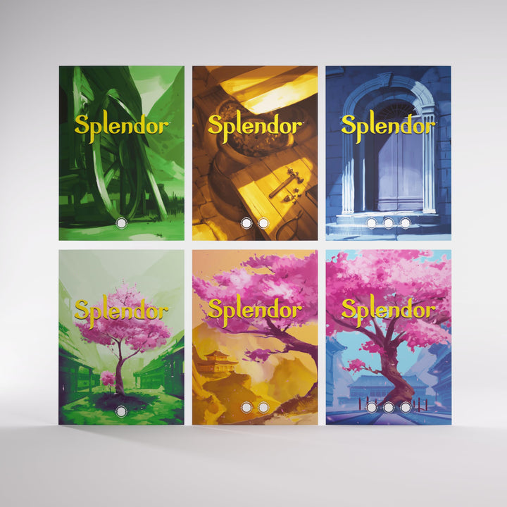 Gamegenic, Splendor Art Sleeves, 120 Sleeves Per Pack, Enough for All Splen