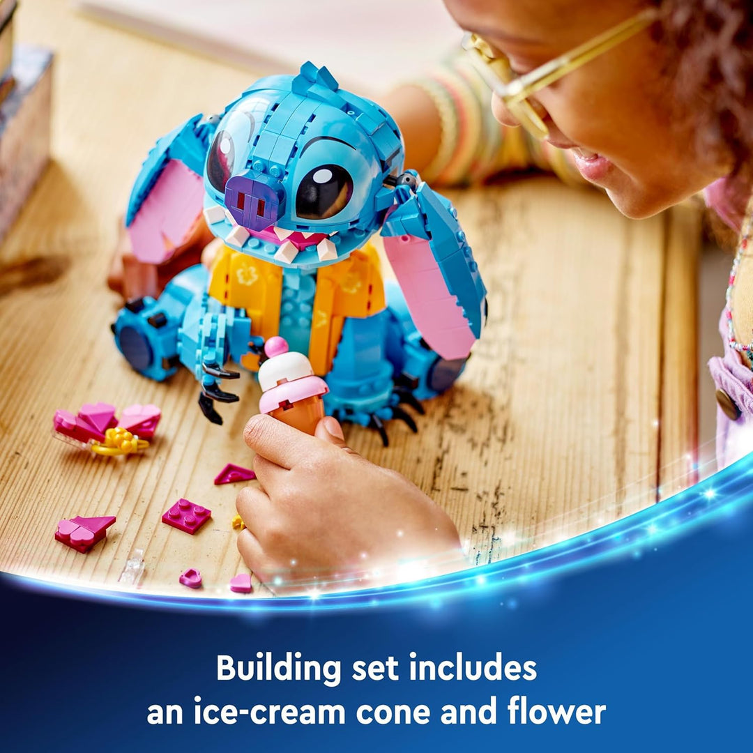LEGO Disney Stitch Building Toy Set - 730-Piece Playset for Kids 9+