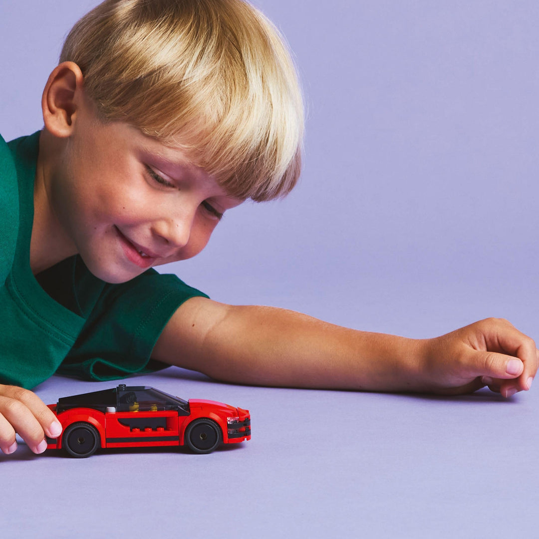 LEGO City Red Sports Car Toy - Buildable Vehicle Playset for 5+ Year Olds