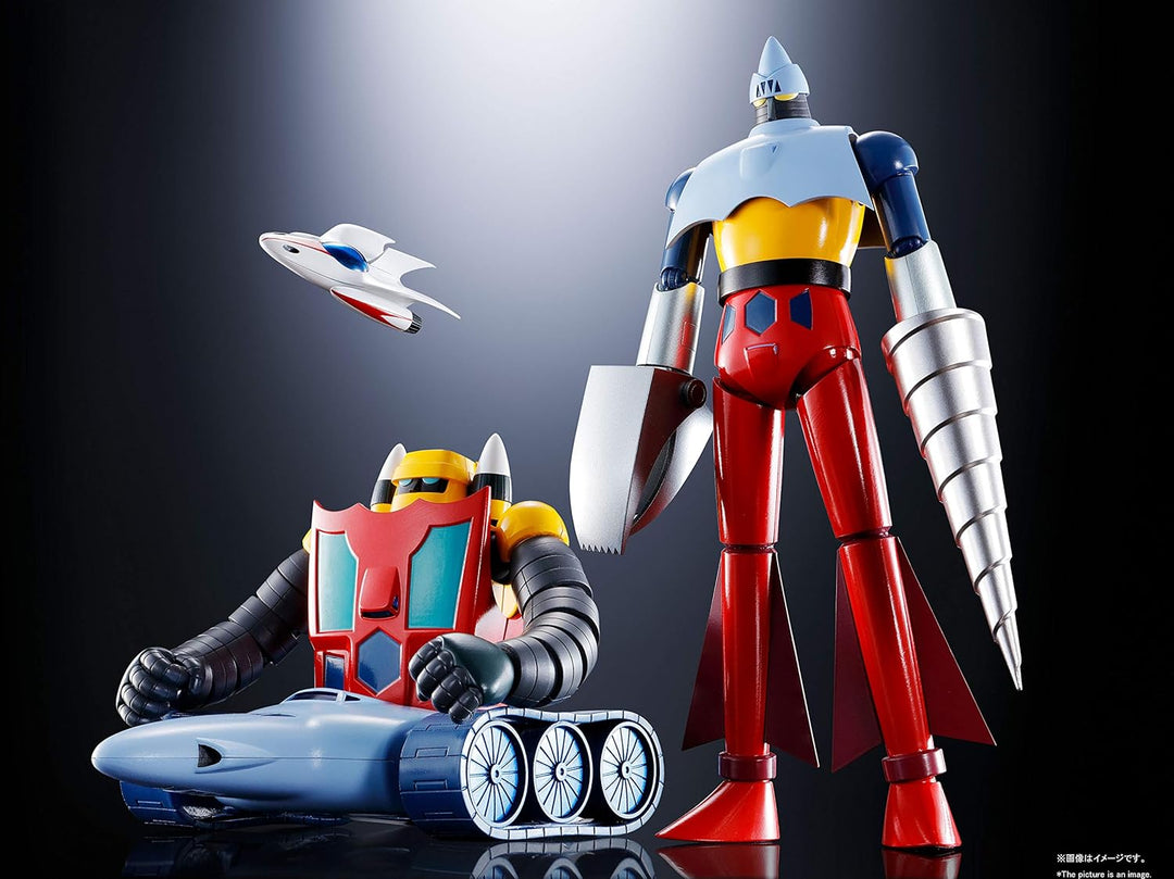 BANDAI Soul of Chogokin Getter Robo (Television Anime Ver.) - Getter 2 & 3 Action Figure (GX-91)