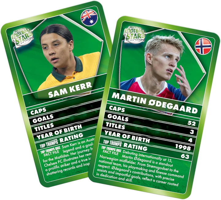 Top Trumps World Football Stars Specials Card Game - Play with Lionel Messi
