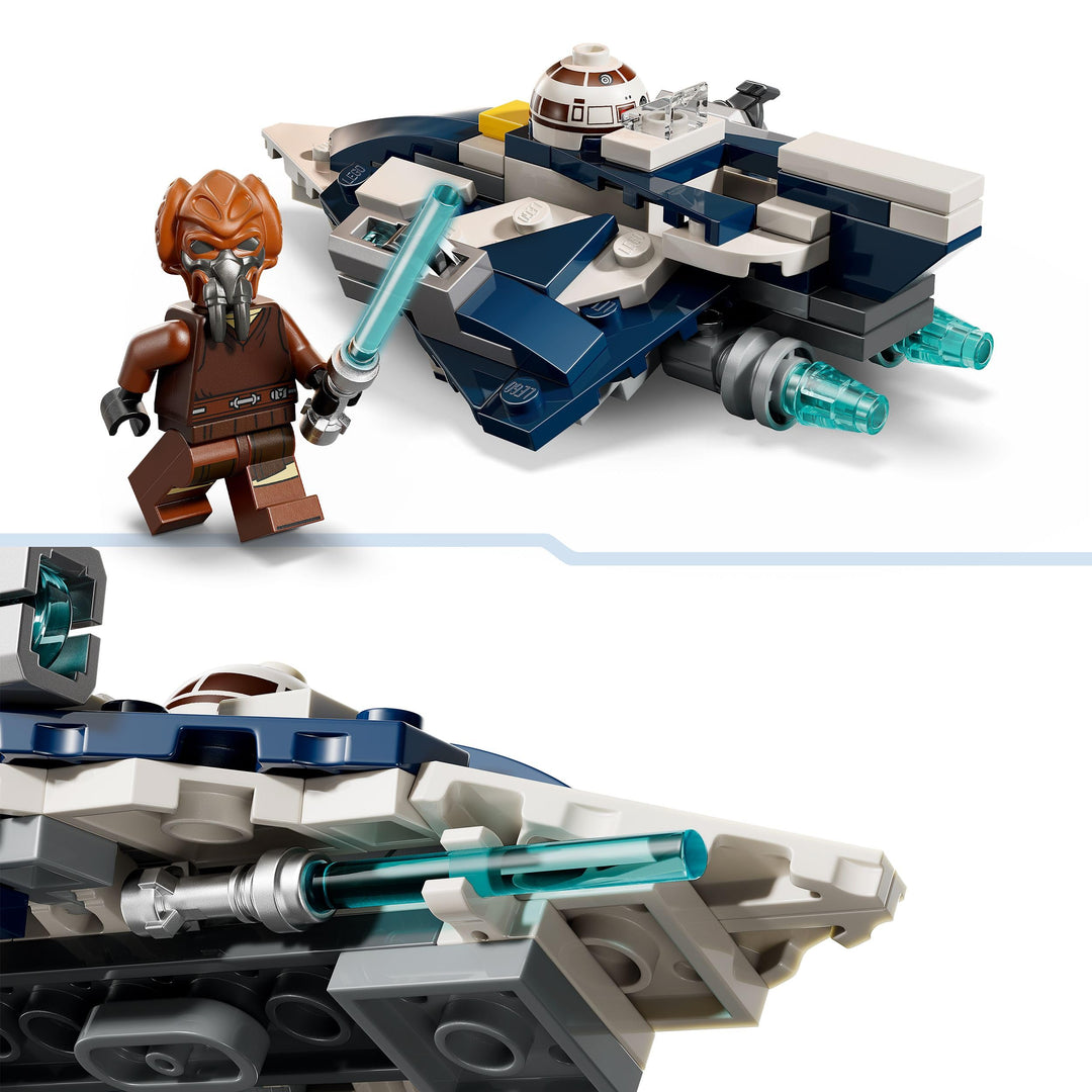 LEGO Star Wars Plo Koon's Jedi Starfighter Microfighter - Building Set for Kids 6+