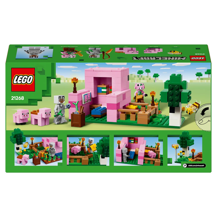 LEGO Minecraft The Baby Pig House Building Toy - 238-Piece Playset for Ages 7+